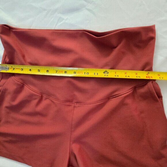 Old Navy Active Powersoft High-Rise Flowy Shorts Terracotta | Women's Medium - Picture 6 of 8